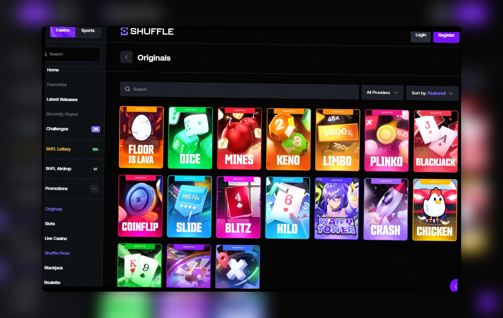 Shuffle Casino Originals Nederland