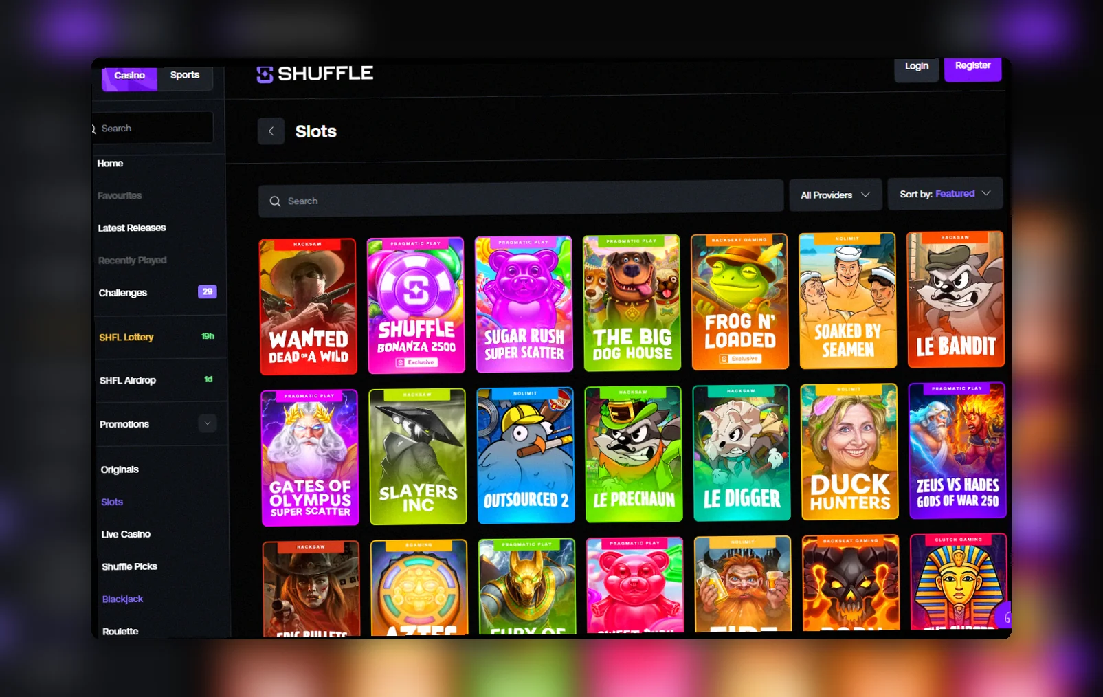 Shuffle Casino slots Nederland